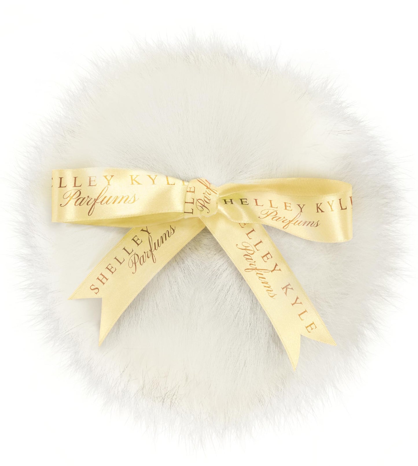 Shelley Kyle Classic Powder Puff, Handmade, Lambs Wool Dusting Powder Puff 7x7 Inches, 1 Count