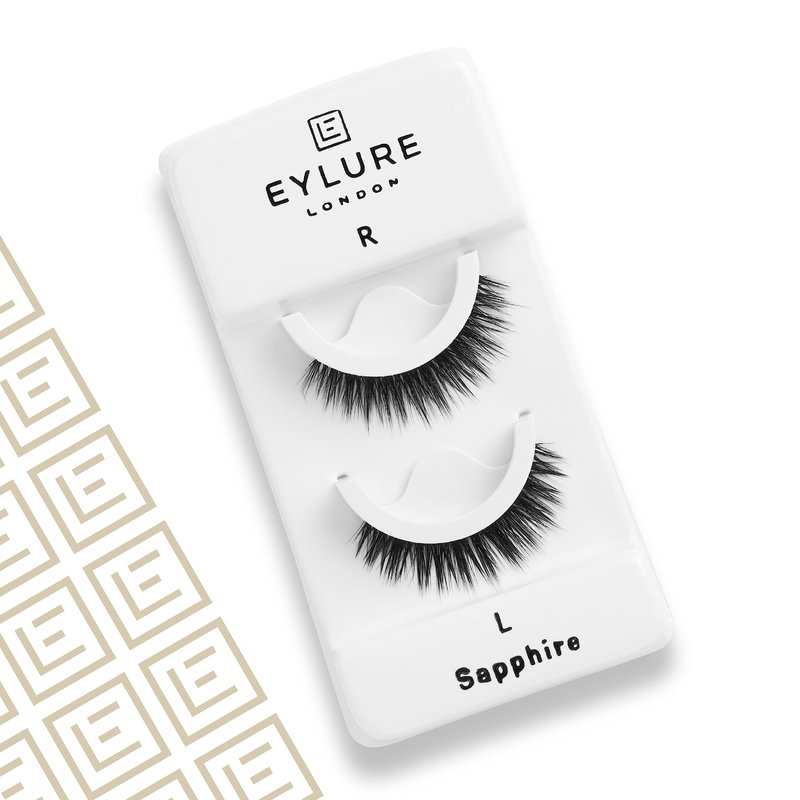 Eylure Pre-Glued False Eyelashes, Luxe Faux Mink Sapphire