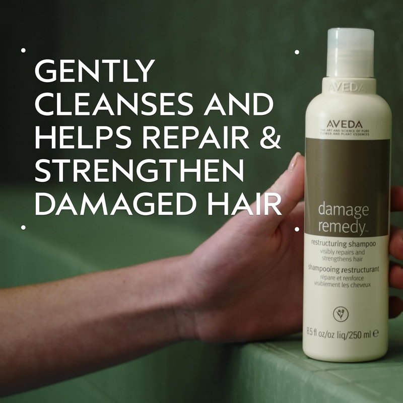 Aveda Damage Remedy Shampoo - Repair & Strengthen Damaged Hair with Quinoa Protein | 8.5 Fl Oz