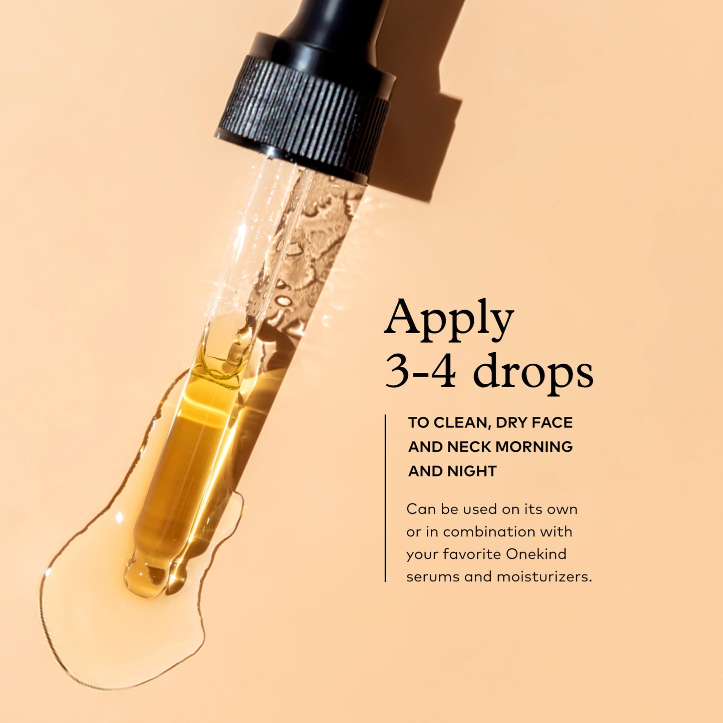 Onekind Golden State Anti Aging Botanical Face Oil with Rosehip Seed Oil, Sea Buckthorn Extract, Carrot Seed to Visibly Brighten, Firm, and Hydrate - Nourishing and Hydrating for Dry Skin