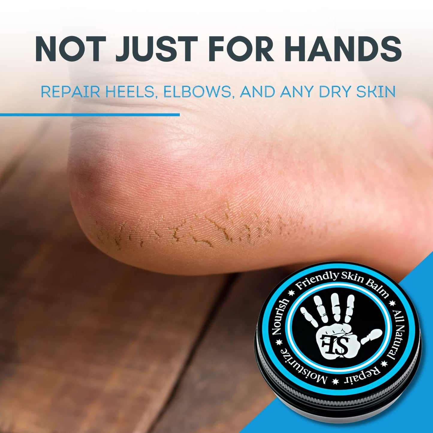 Organic Friendly Skin Balm - Organic Rock Climbing and CrossFit Hand Care for Athletes - Skin Friendly Moisturizing and Repair for Hands, Feet, Elbows and Lips