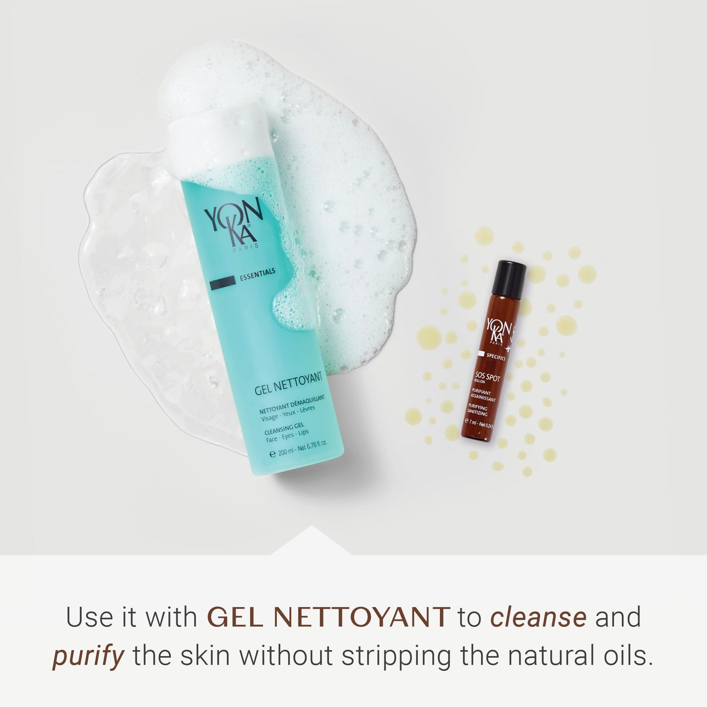 Yon-Ka SOS Spot Roll-On, Targeted Blemish Treatment, Travel Size