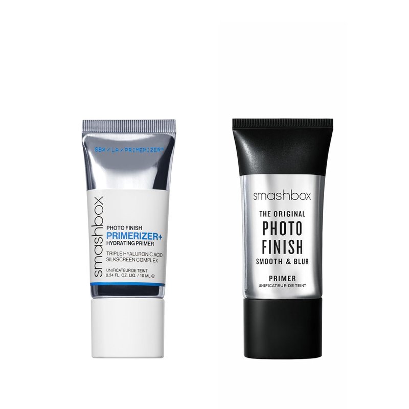 Smashbox Photo Finish Smooth & Blur Primer Set - Hydrating & Smoothing | 0.34 Fl Oz Each