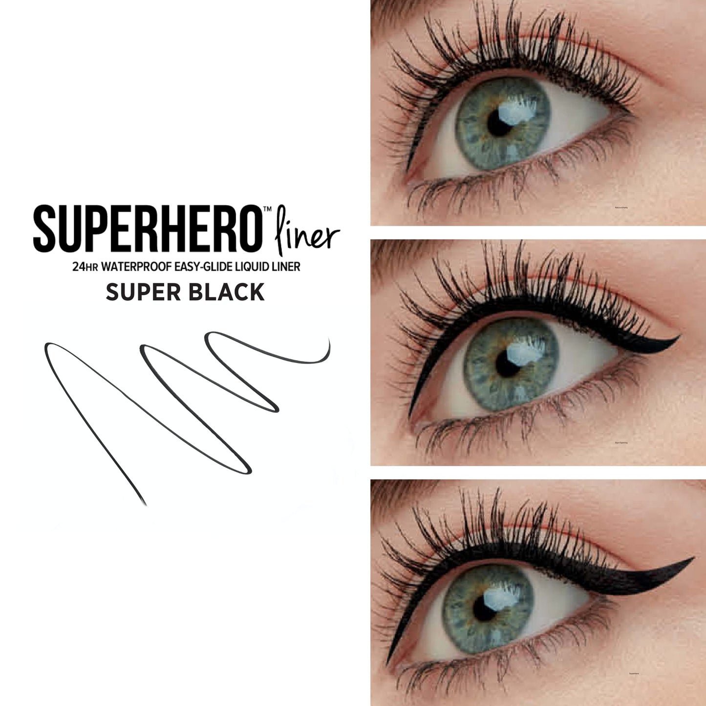 IT Cosmetics Superhero Eye-Defining Makeup Essentials Bundle – Buildable, Fuller Lash Line – Superhero Volumizing and Lengthening Black Mascara + Superhero Waterproof and Smudge-Proof Liquid Eyeliner