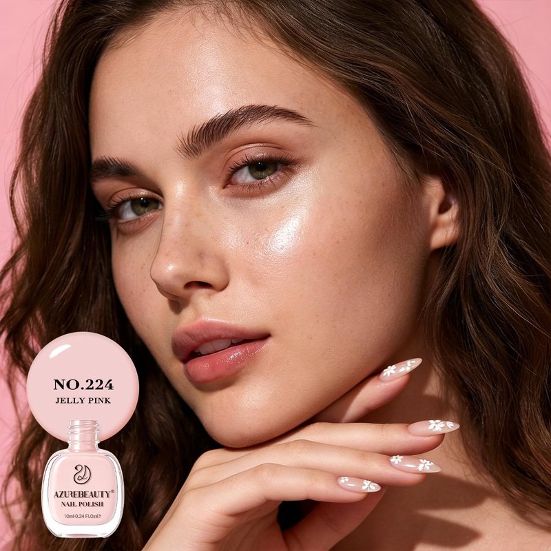 AZUREBEAUTY Nail Polish Quick Dry All Season Natural Color Fingernail Polish Salon-Quality for Women Home Gifts