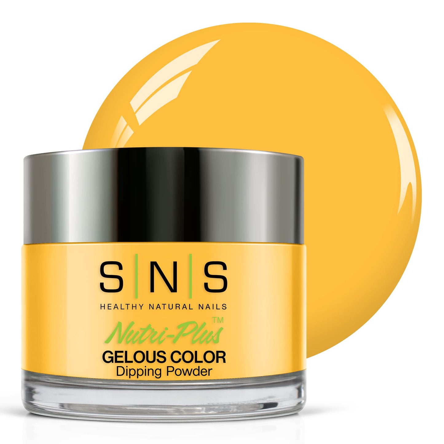 SNS Nail Dip Powder, Color Dipping Powder - Banana Taffy (Yellow), CS151.5 - Long-Lasting Nail Color Lasts 14 Days - Low-Odor & No UV Lamp Needed - 1.5 oz.