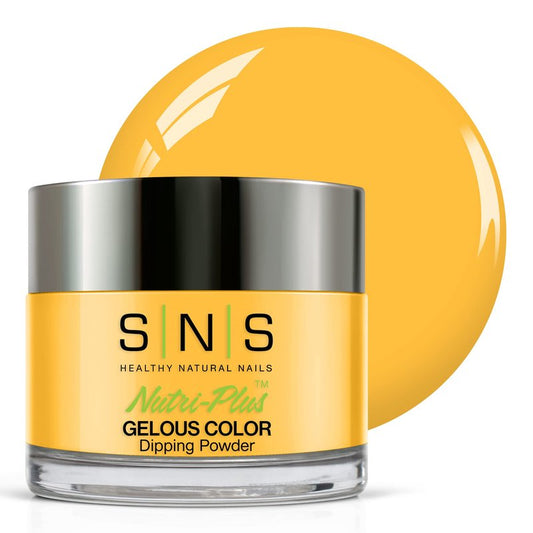 SNS Nail Dip Powder, Color Dipping Powder - Banana Taffy (Yellow), CS151.5 - Long-Lasting Nail Color Lasts 14 Days - Low-Odor & No UV Lamp Needed - 1.5 oz.