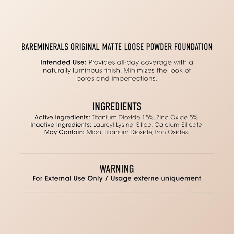 bareMinerals SPF 15 Foundation - Lightweight, Natural Finish | All Skin Types