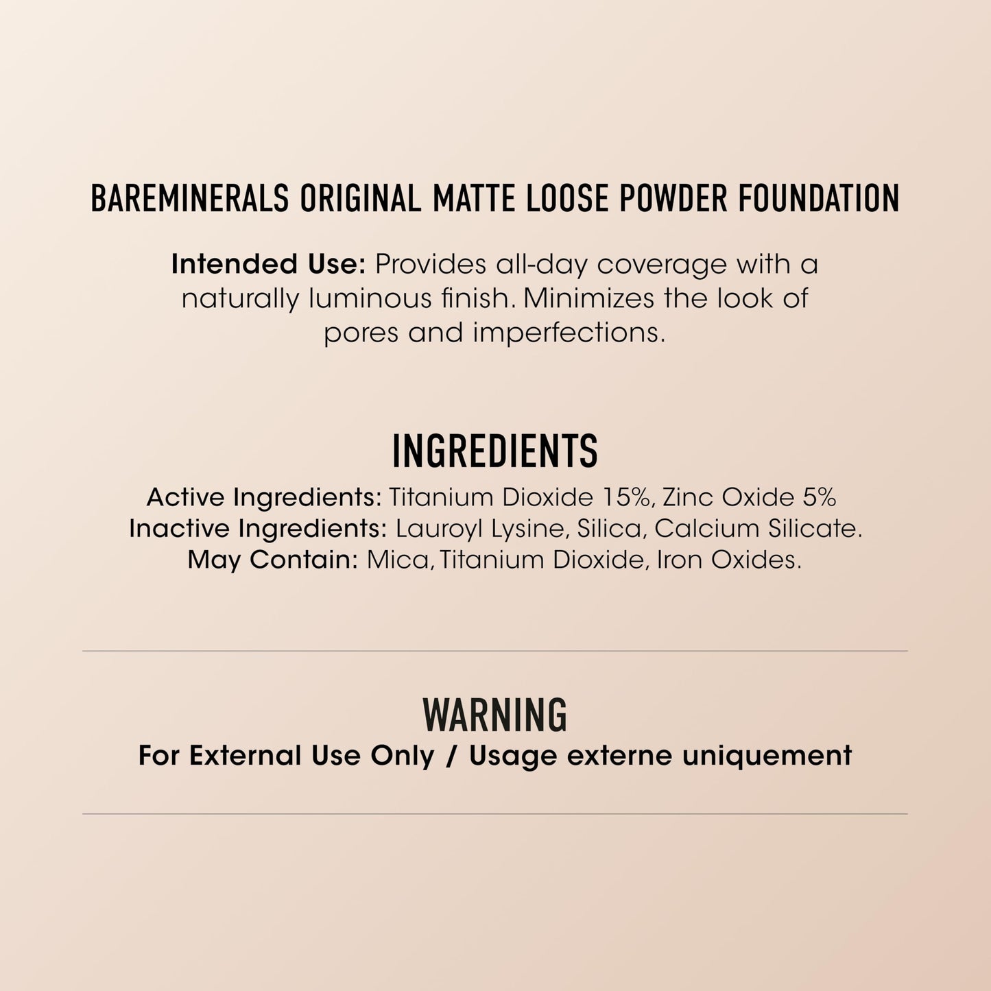 Original Matte Loose Mineral Foundation SPF 15, 24 Neutral Dark, Vegan, Cruelty-Free & Dermatologist-Tested