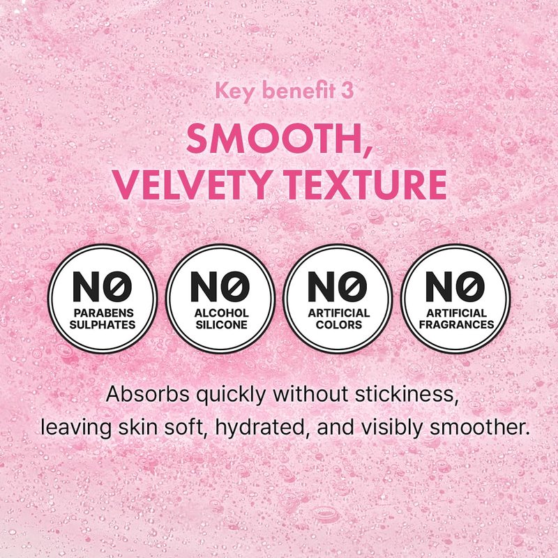 Hyaluron Pink Capsule Serum - 6-Layer Hyaluronic Acid for Deep Hydration & Glass Skin Glow | Vitamin B12 Moisturizing Serum | 1.69 fl oz
