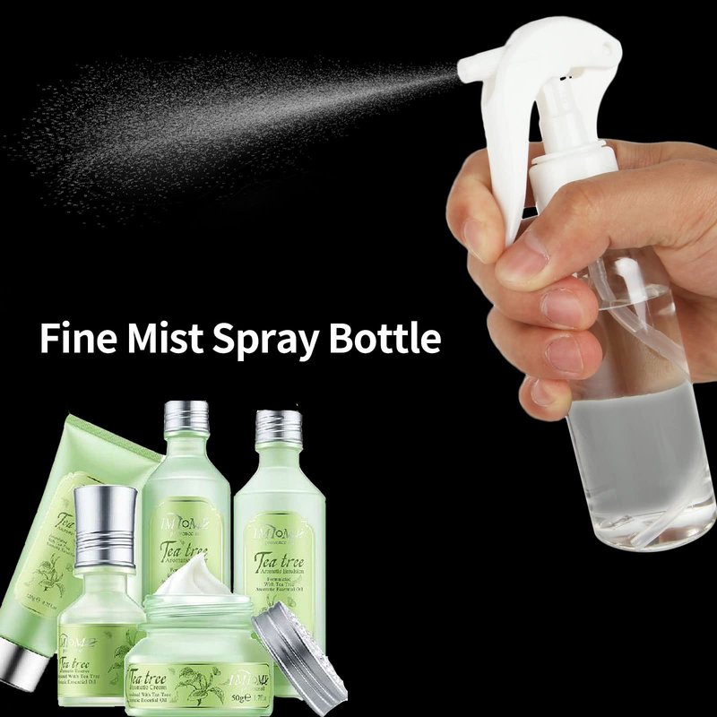 LISHINE 24 Pack Small Spray Bottles 3.5 oz Hair Spray Bottle 100ml Plastic Fine Mist Spray Bottles, Travel Size Spray Bottle Mini Continuous Spray Bottle for Hair, Water, Plant, Essential Oils