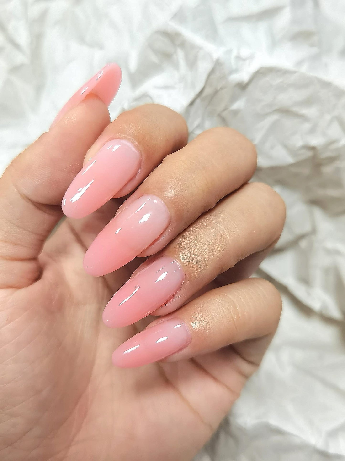 AIMEILI Builder Base Clear Sheer Color Gel, No Need Slip Solution Builder Extension
