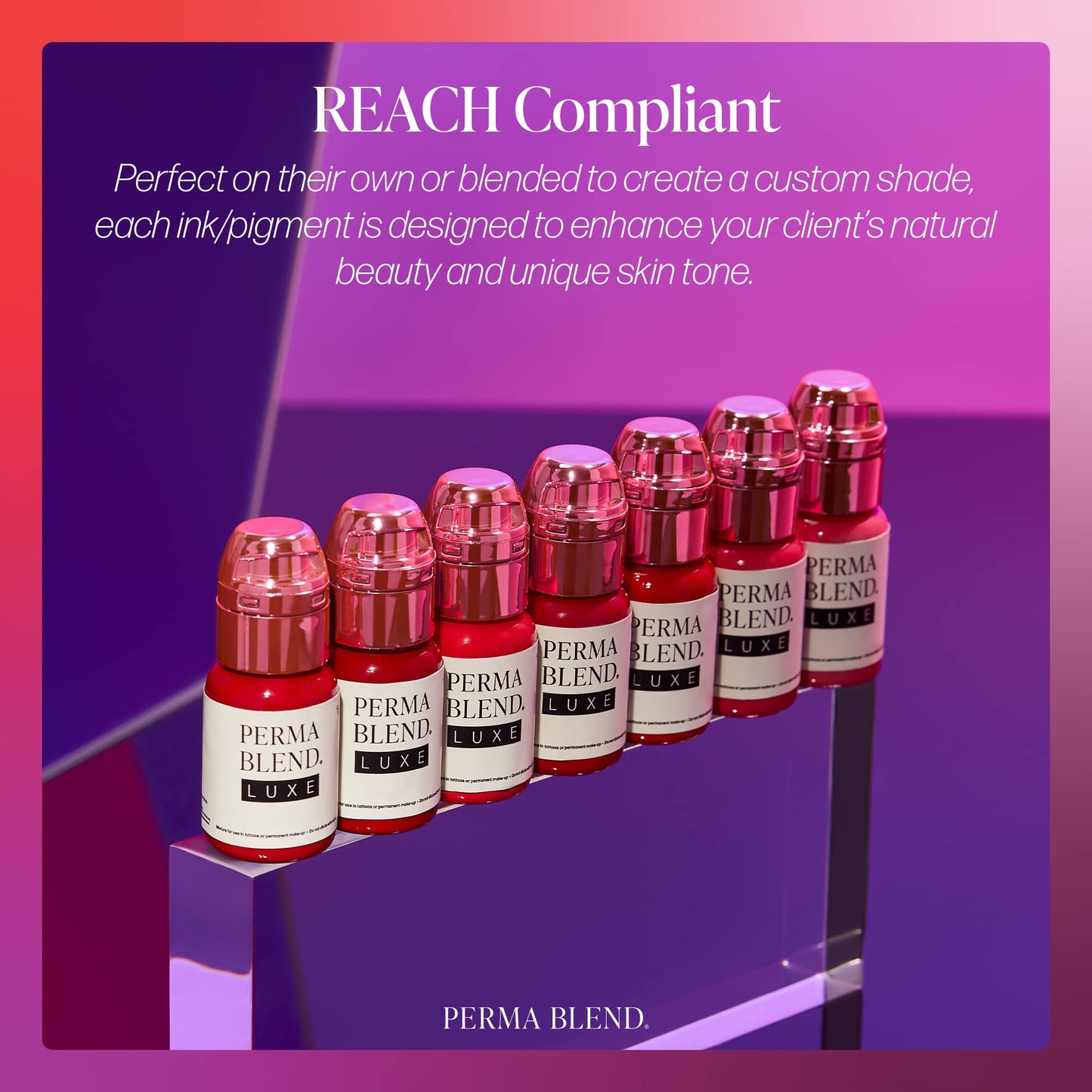 Perma Blend Luxe - Saffron - Vegan Lip Tattoo Ink - Microblading Pigment Warm Pumpkin Spiced Shade of Orange - Lip Blush & Permanent Makeup - Cruelty-Free (0.5 oz)