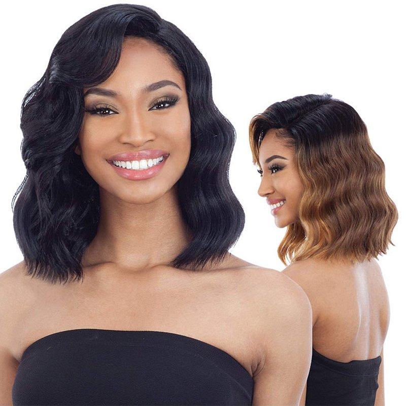 Freetress Braids Equal Synthetic 5 Inch Lace Part Wig - VAL (1 Jet Black)