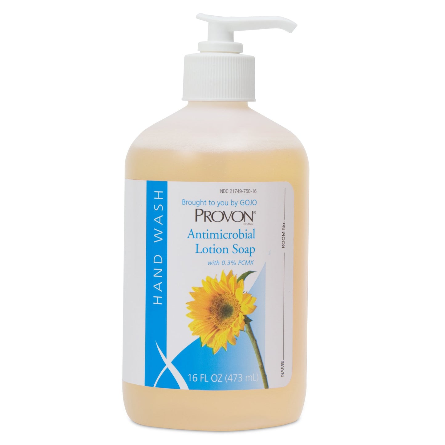 Provon Antimicrobial Lotion Soap with 0.3% PCMX, Pleasant Fragrance, 16 fl oz Counter Top Pump Bottle (Pack of 12) - 4303-12