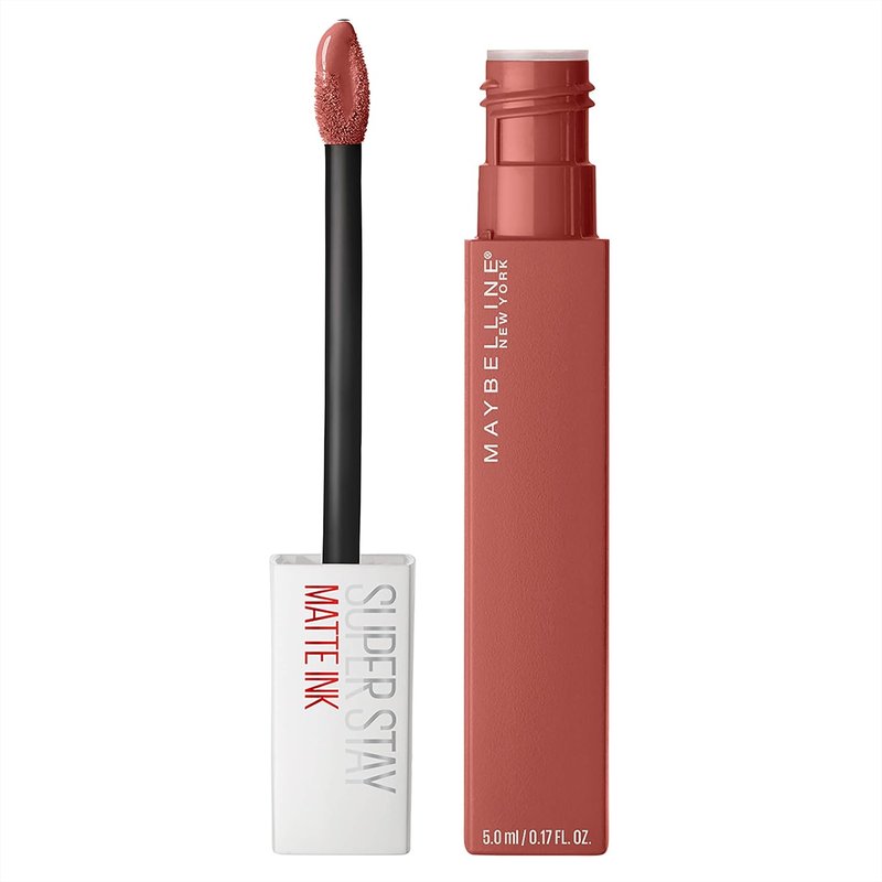 Maybelline Super Stay Matte Ink Liquid Lipstick - Long-Lasting High Impact Color | 16H Wear in Light Red & Pathfinder Berry Pink