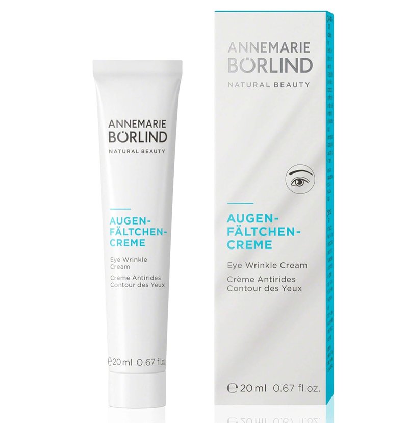 ANNEMARIE BÖRLIND Eye Wrinkle Cream - Natural Vitamin C & E Anti-Aging Formula for Smooth, Bright Skin | 0.67 Oz