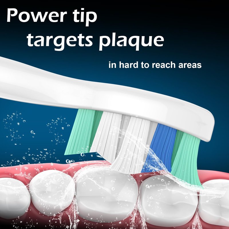 SEEREIN Compatible with Philips sonicare Replacement Heads, Fit Philips Sonicare Toothbrush Heads, Phillips Sonicare Replacement Brush Head C2 C1 G2 W W2 A3 G3 W3 DiamondClean 4100 6100, 10 Pack