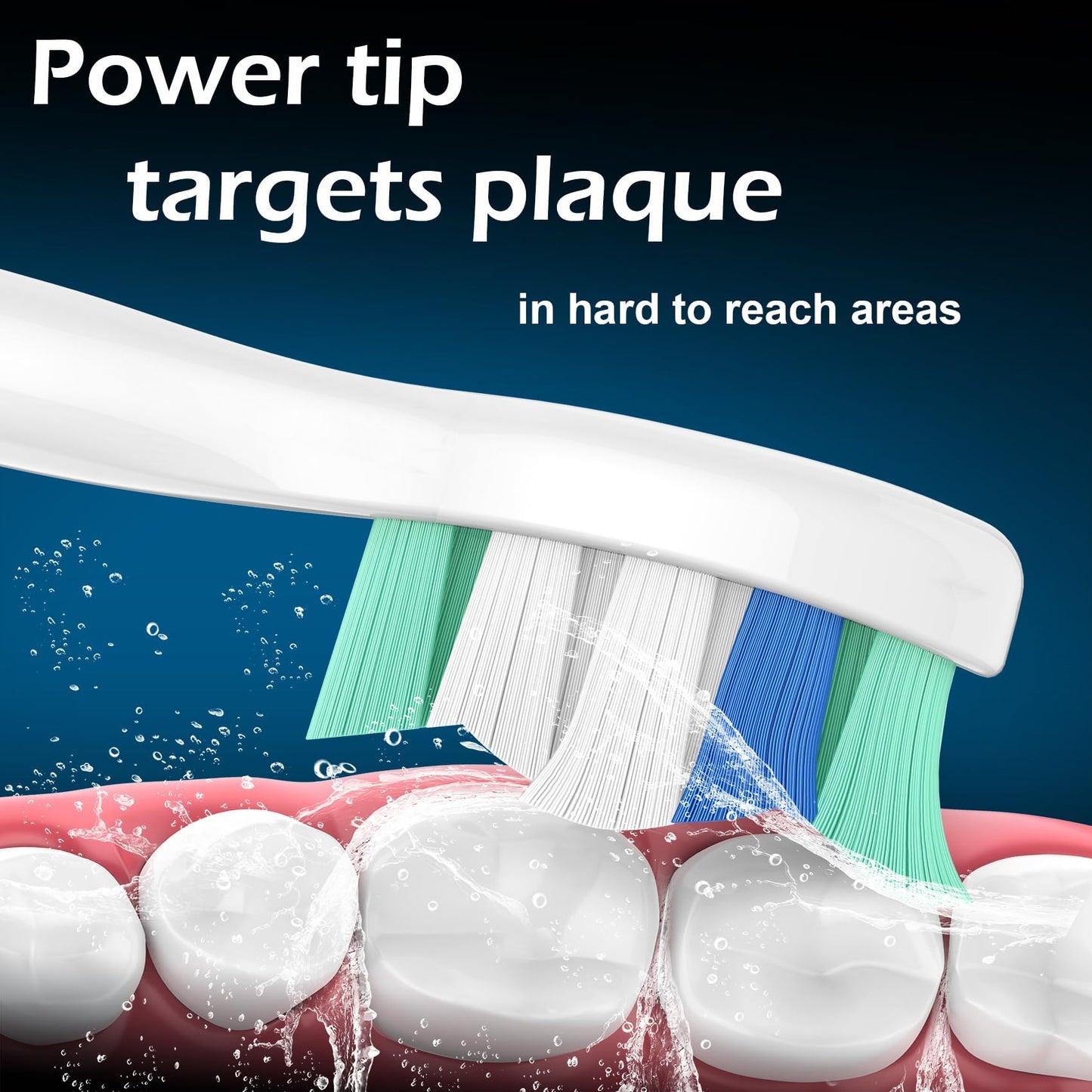 SEEREIN Compatible with Philips sonicare Replacement Heads, Fit Philips Sonicare Toothbrush Heads, Phillips Sonicare Replacement Brush Head C2 C1 G2 W W2 A3 G3 W3 DiamondClean 4100 6100, 10 Pack