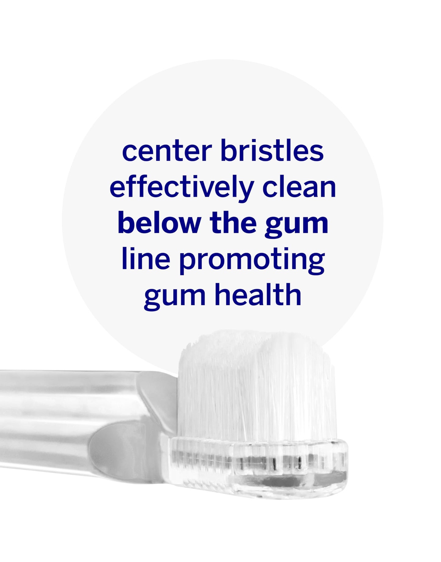 Supersmile New Generation Toothbrush, Clear, 2 Pack Toothbrush, Patented 45° Angled Soft Bristle Toothbrush with DuPont® Bristles, Ergonomic Handle, Safe for Veneers