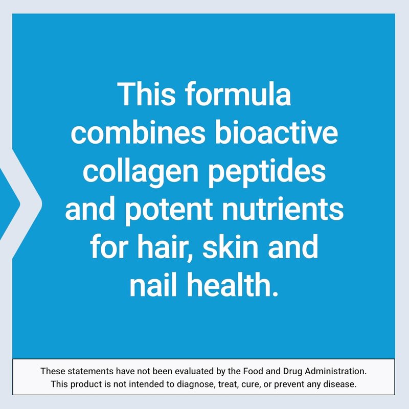 Collagen Plus for Hair, Skin & Nails - 120 Count Dietary Supplement