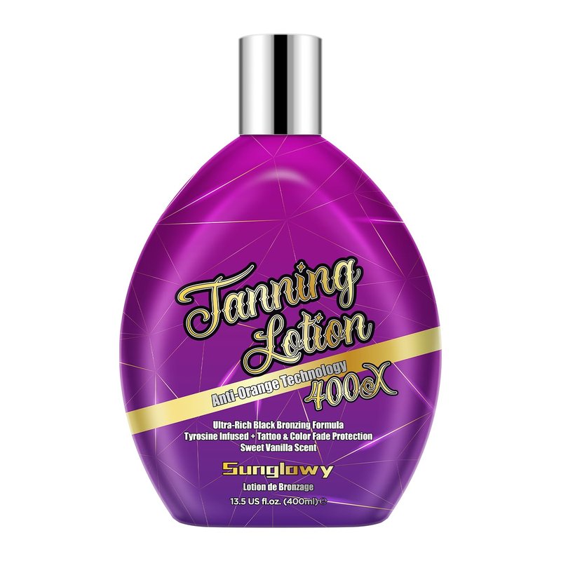 Indoor Tanning Lotion - Bronzer for Fast Dark Tan | DHA-Free Vanilla, 13.5 Fl. Oz