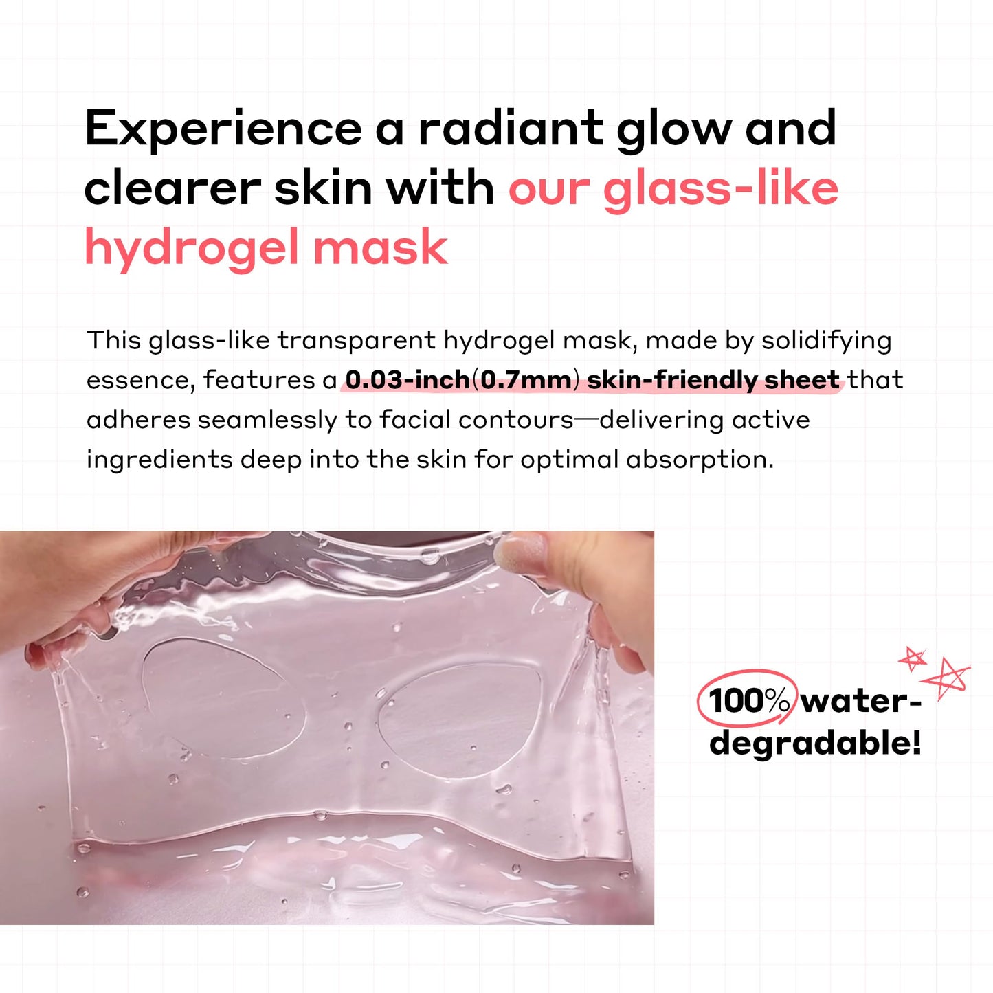 CELLEANSER ROSETINOL™ PDRN Glow Mask – Smooth, Healthy Glow Skin Hydrogel Facial Mask with Rose PDRN & Retinol (25g x 5ea.)