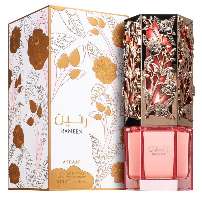 Lattafa Asdaaf Raneen Eau de Parfum Spray for Women - 2.7 Ounce | Luxurious Floral Fragrance