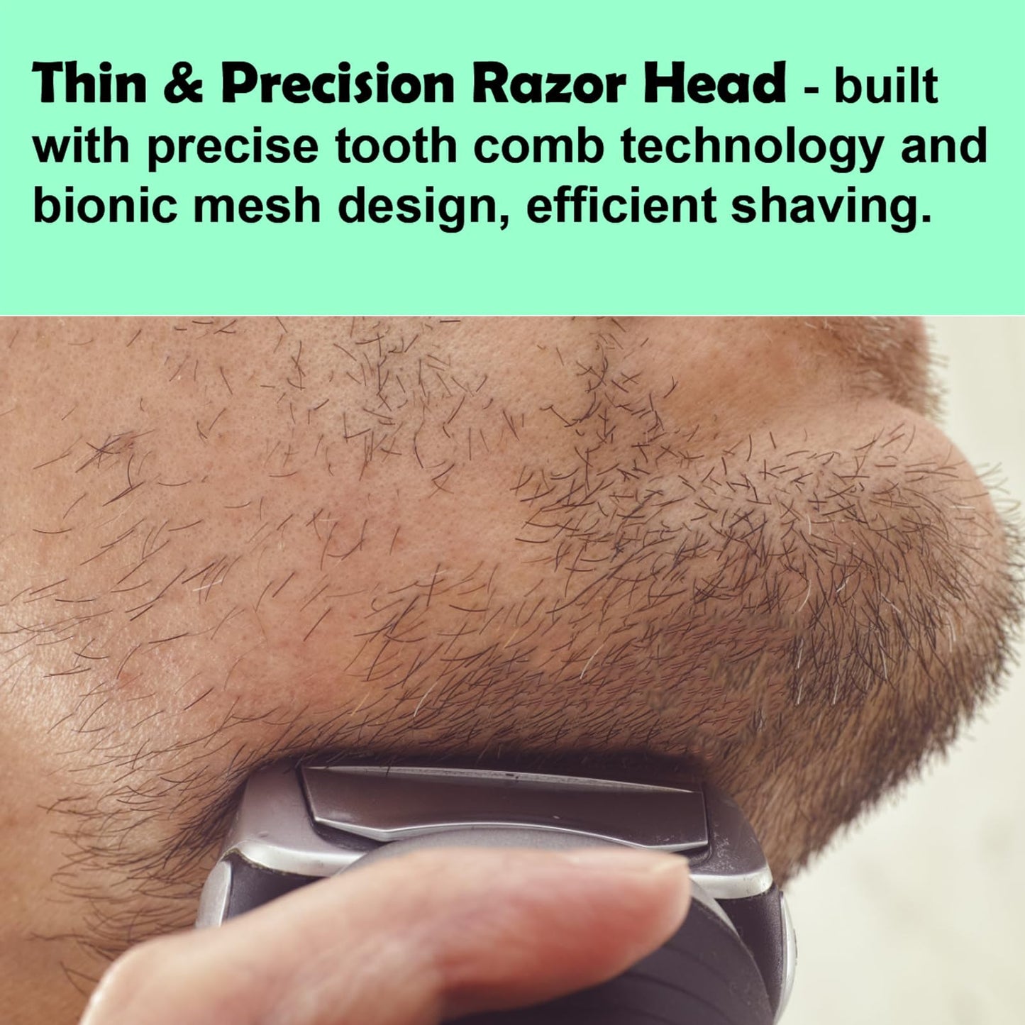 Series 7 Replacement Head 73S for Braun Electric Shaver, S7 Replacement Head Compatible with Braun Razor New Generation 7020s 7025s 7085cc 7027cs 7071cc 7075cc (1 Count)