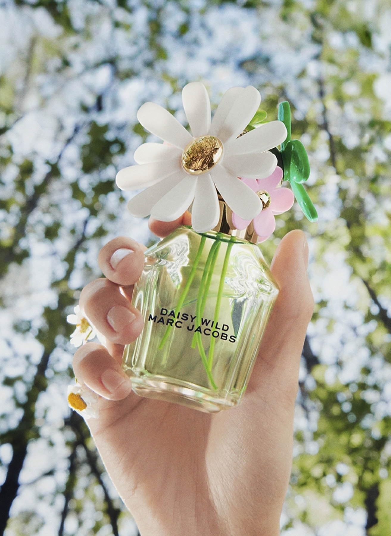 Marc Jacobs Daisy Wild Eau de Parfum - Adventurous Floral Women's Perfume - With Notes of Banana Blossom Accord, Jasmine & Macadamia Accord, Sandalwood & Vetiver des Sables 1.67 fl. Oz