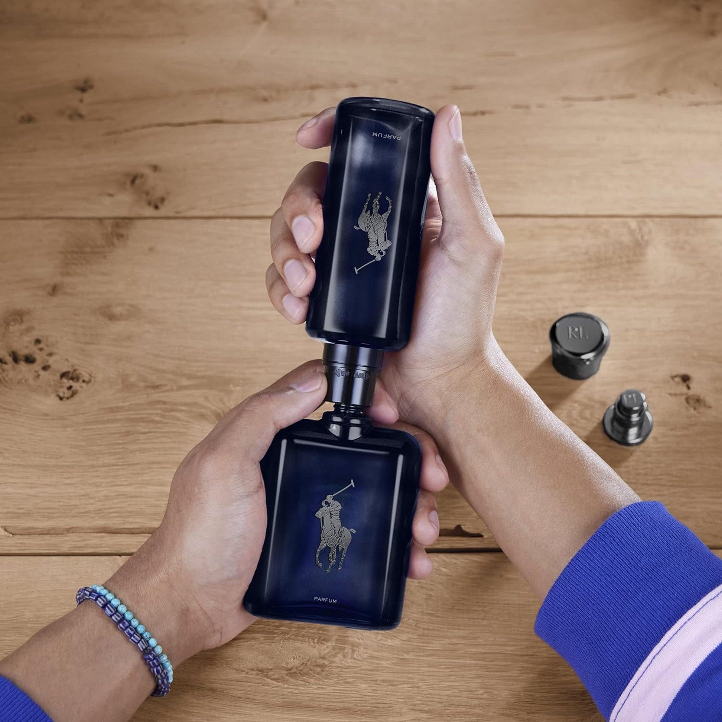 RALPH LAUREN FRAGRANCES Polo Blue - Parfum - Refill - Men's Cologne - Aquatic & Fresh - With Citrus, Oakwood, and Vetiver - Intense Fragrance - 5.1 Fl Oz
