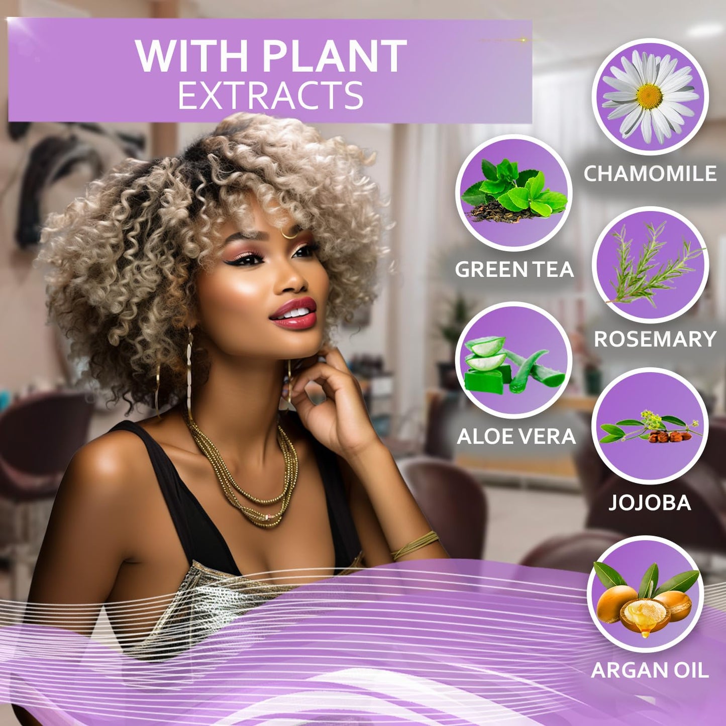 BELLISSO Purple Shampoo and Conditioner Set and Purple Conditioner