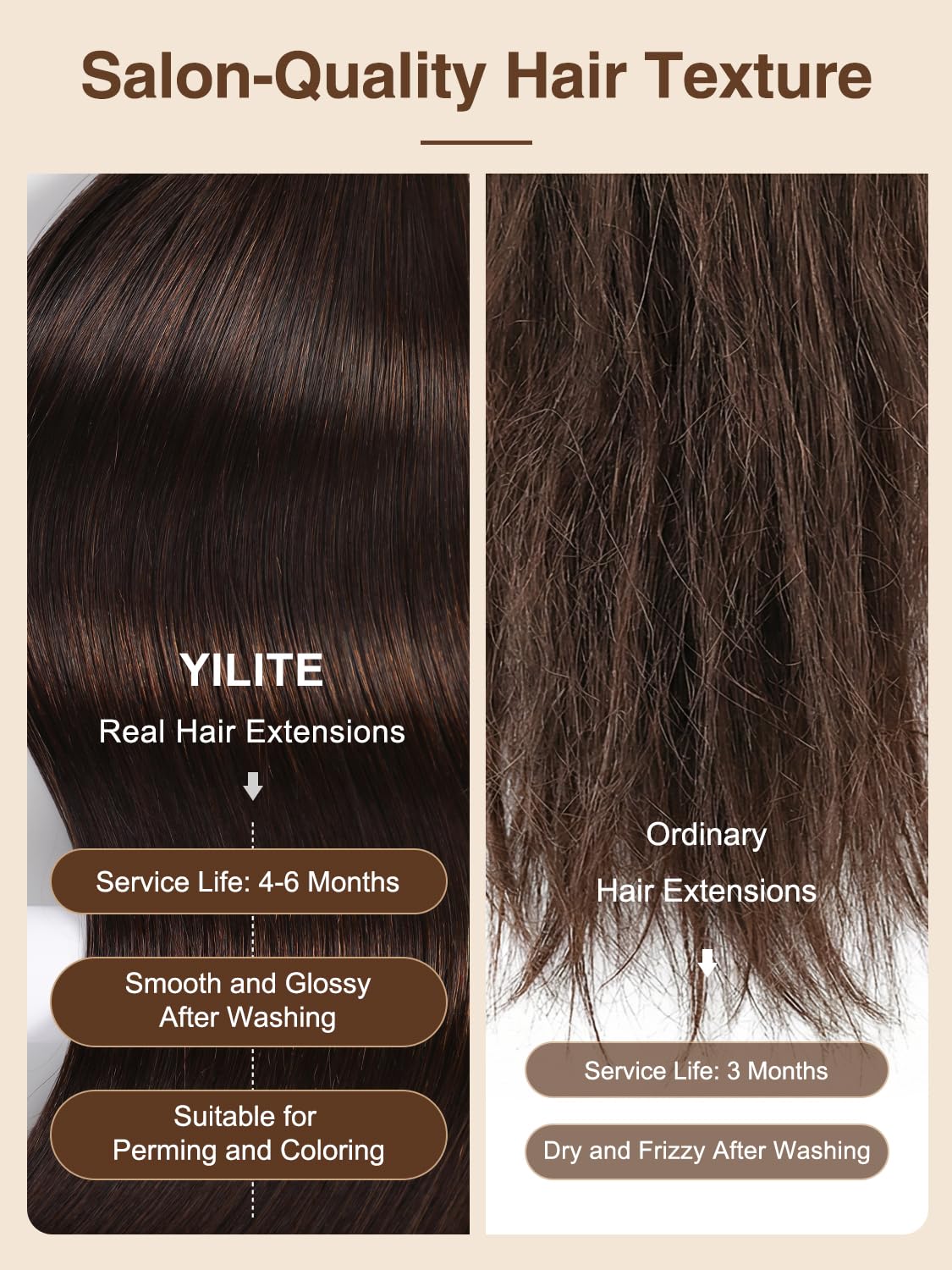 YILITE Tape in Hair Extensions Human Hair 16 inch 20pcs Off Black color 40g Silky Straight Premium Human Hai,Seamless Skin Weft Remy Hair 1b Tape ins(16 inch #1B)