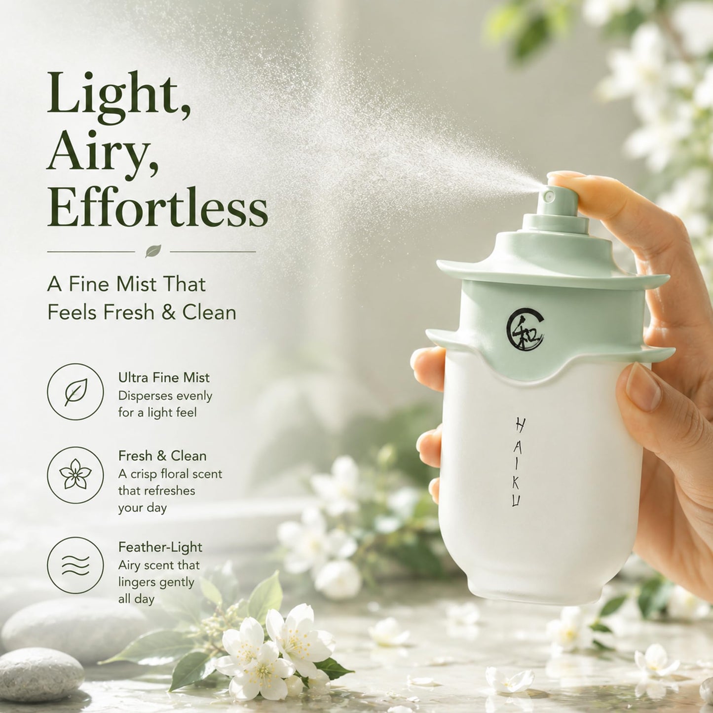 AVON Haiku Eau de Parfum for Women – Nature Inspired Women’s Fragrances – Fresh Green Floral Long Lasting Perfumes for Women with Japanese Yuzu – 1.7 fl oz Womens Signature Perfume for Daily Zen Wear