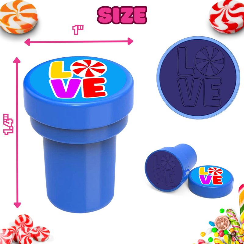 36PCS Candyland Party Favors - 24PCS Temporary Tattoos & 12PCS Stamps - Ideal Sweet Candy Themed Birthday Card Decorations Supplies Goodie Bag Cute Rewards for Boys Girls Classroom Gifts Baby Shower