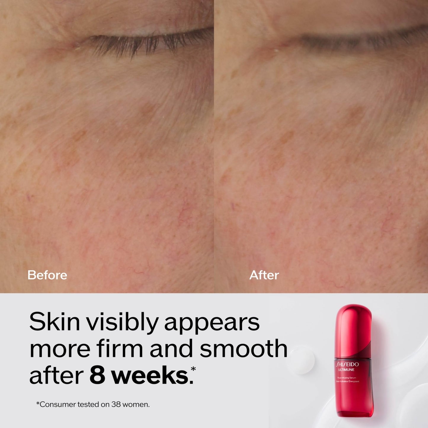 Shiseido Ultimune Power Infusing Serum Refill - 2.5 oz - Breakthrough Lightweight Face Serum - Boosts Radiance & Improves Visible Signs of Aging - All Skin Types - Non-Comedogenic