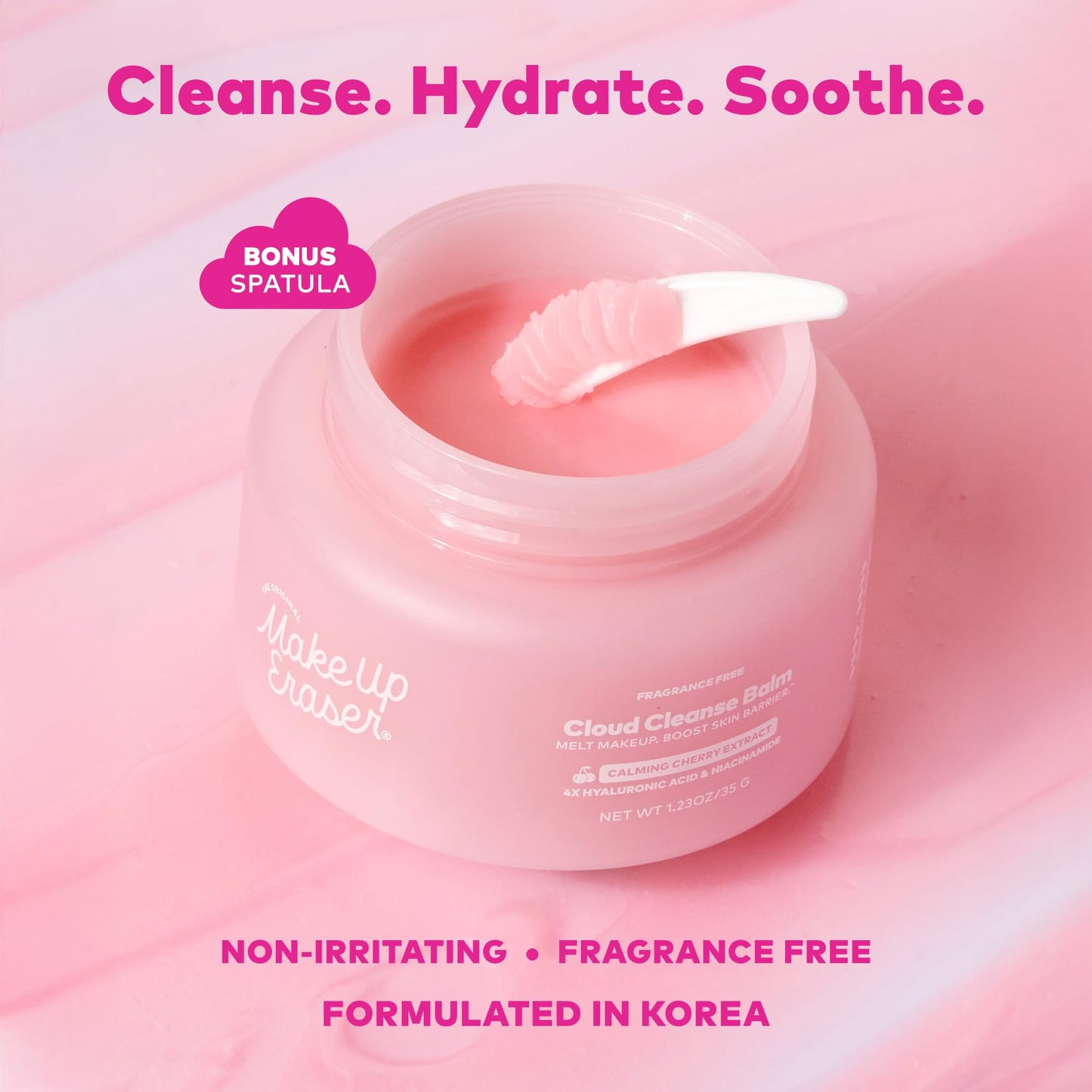 The Original MakeUp Eraser Cloud Cleanse Balm, Melting Cleanser Makeup Remover Balm for Face, 35g/1.28oz