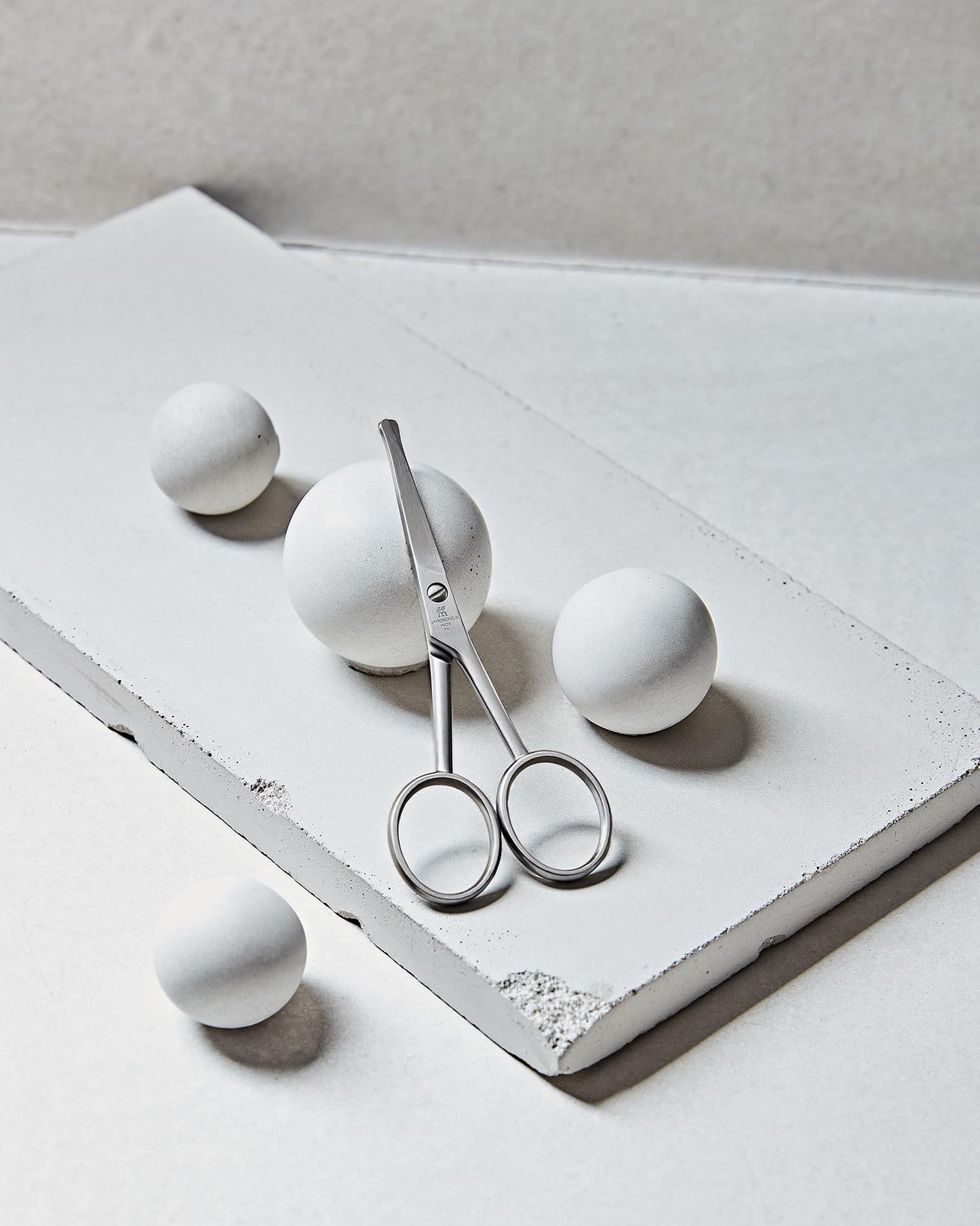 ZWILLING Nose Facial Hair Scissors, Durable Stainless Steel, Matte, Premium Facial Care, 105 mm