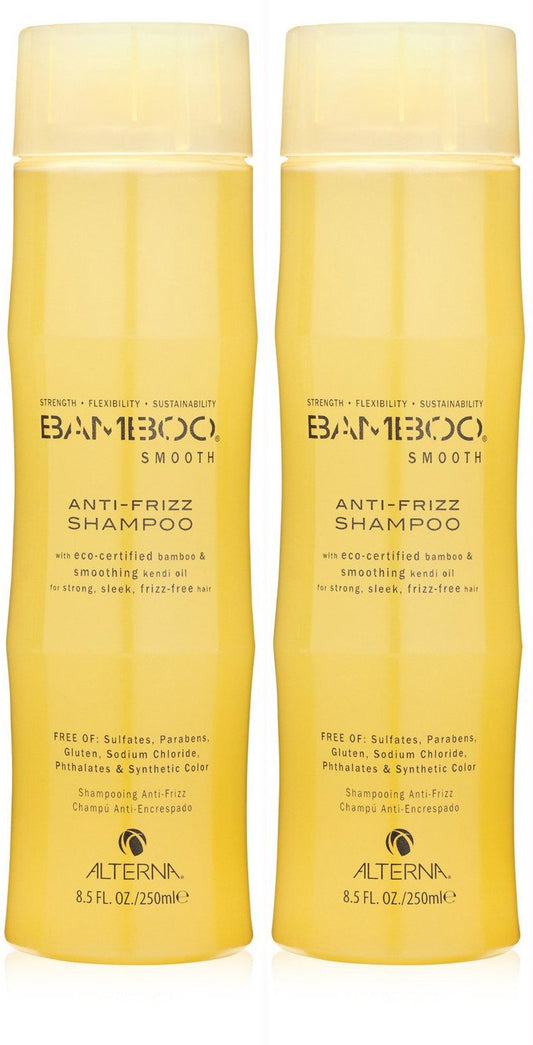 Bamboo Smooth Anti-Frizz Shampoo, 8.5-Ounce (2-Pack)