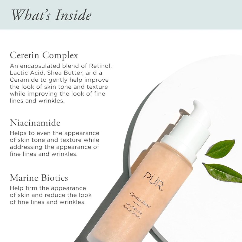 Ceretin Boost Retinol Serum - Age Defying Skincare Treatment | 1 oz