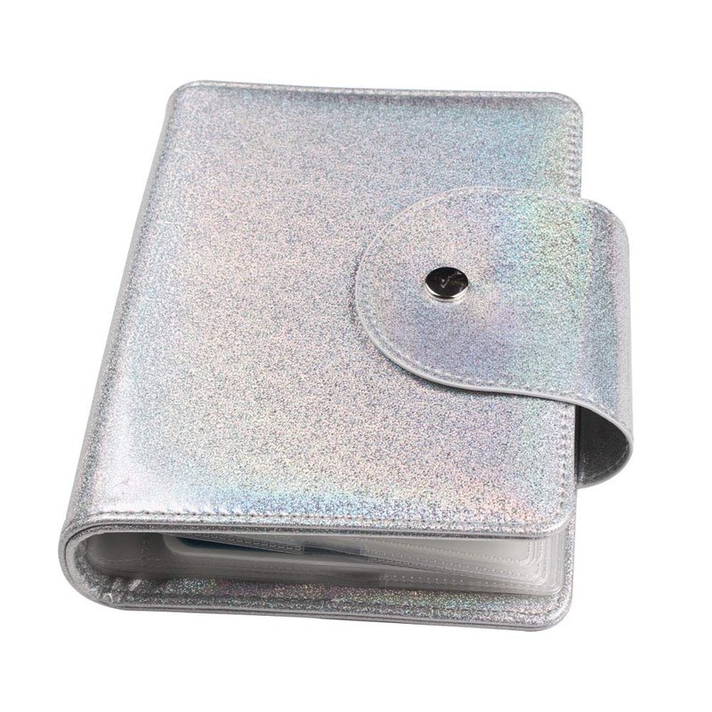 FingerAngel 20 Slots Image Stamper Plate Collection Nail Art Stamp Plate Stamping Plates Cases Stamp Nail Template Organzier for Large Size 9.5X14.5CM Nail Art Plates (Silver)
