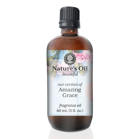 Amazing Grace Fragrance Oil for Perfume, Cologne, Diffusers, Soap Making, Candle Making, Lotion, Home Scents, Linen Spray, Bath Bombs, Slime (2 Fl Oz)