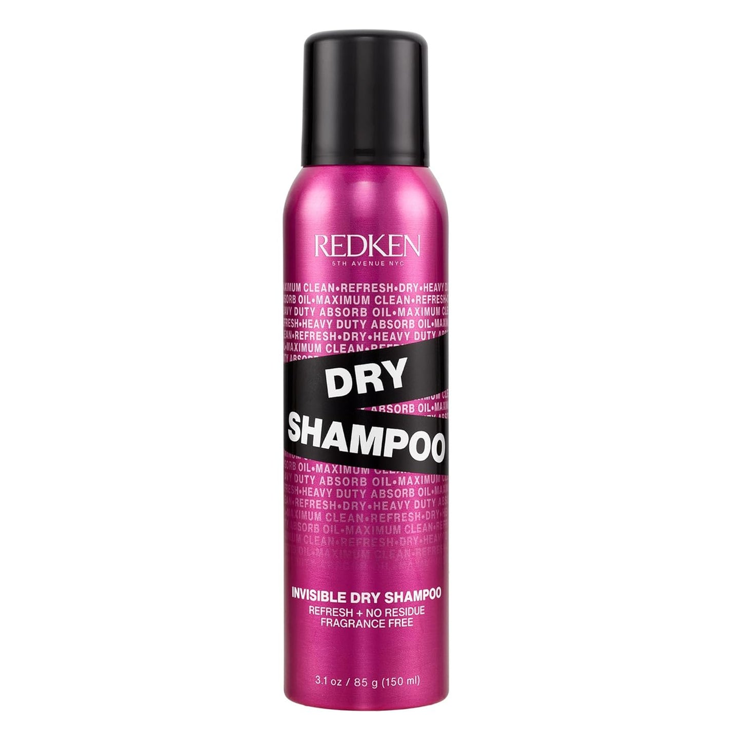 Redken Invisible Dry Shampoo - Lightweight, Residue-Free Formula for All Hair Types | Fragrance-Free