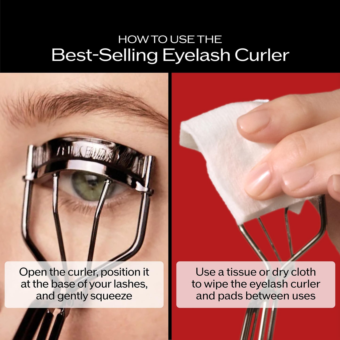 Shiseido Eyelash Curler Pad - Includes 2 Refill Pads - Use with Eyelash Curler to Crimp & Curl Lashes for Perfect, Eye-Framing Fringe