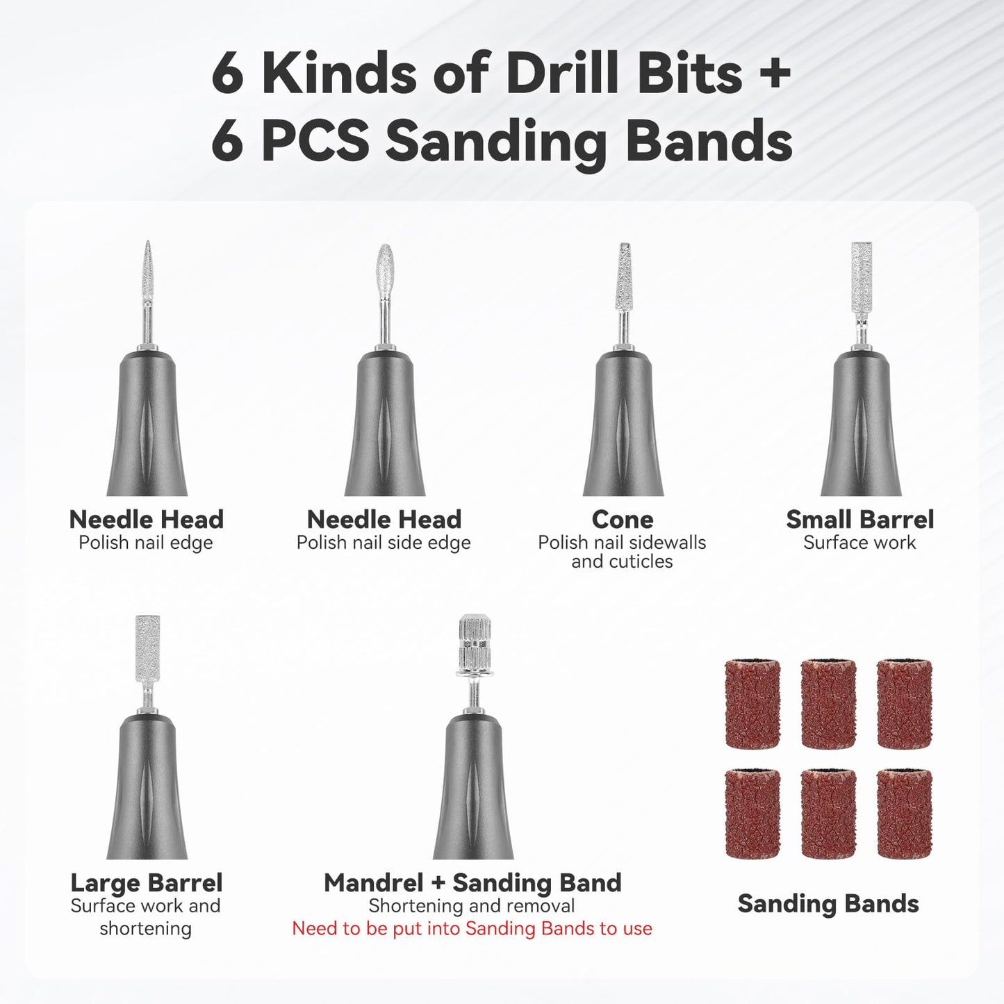 SG705 Mobile Drill Portable Nail Mobile Drill for Professional Manicure and Pedicure, Precision Electric Nail Tool for Smooth Nail Shaping and Polishing, Cordless and Rechargeable