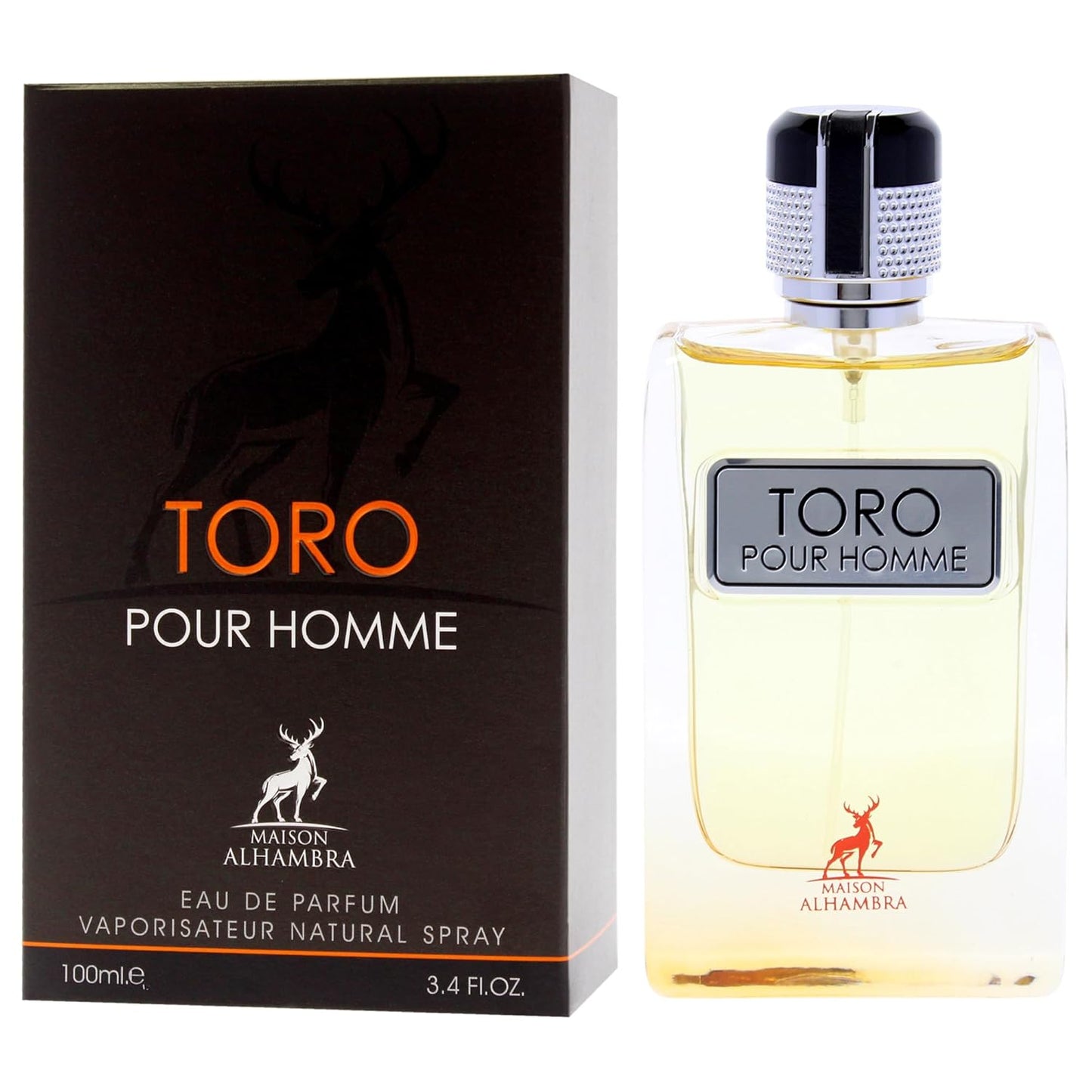 Toro by Maison Alhambra - Men's 3.4 oz Eau de Parfum Spray | Sophisticated Fragrance for All Occasions
