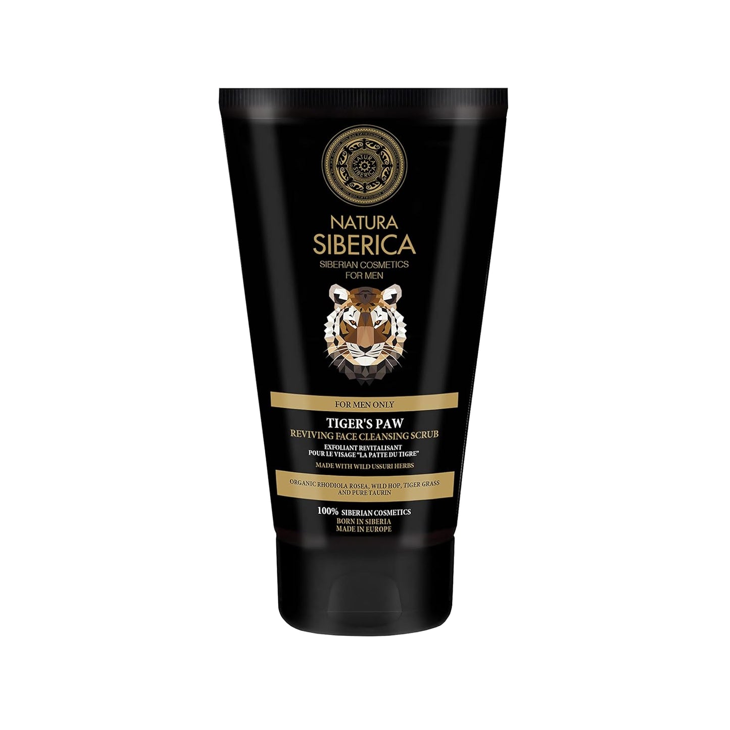 Natura Siberica Tiger's Paw Face Cleansing Scrub for Men - 150ml Exfoliating Formula