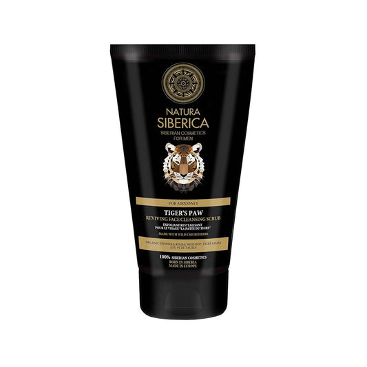 Natura Siberica Tiger's Paw Face Cleansing Scrub for Men - 150ml Exfoliating Formula
