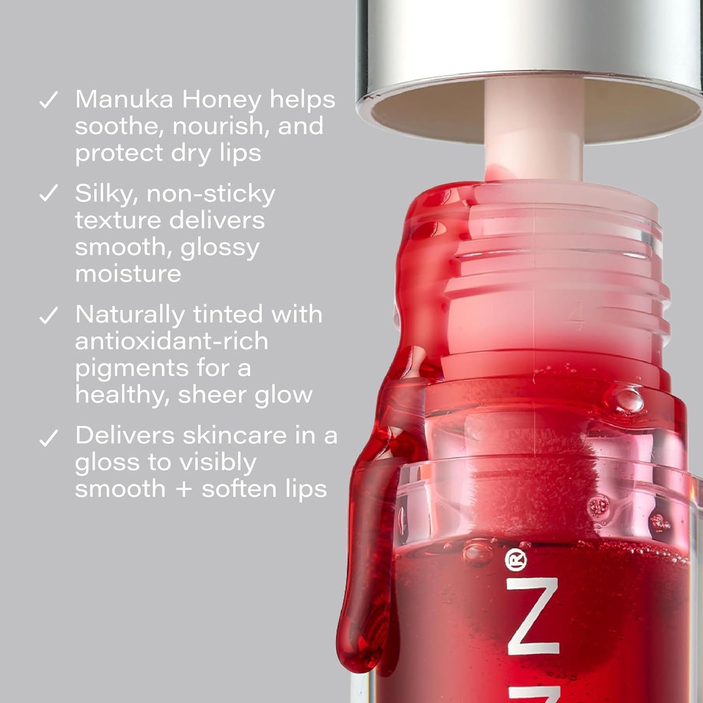 Luminous Lip Oil - Hydrating Collagen-Boosting Formula for Smooth, Soft Lips | Vitamin C & Manuka Honey