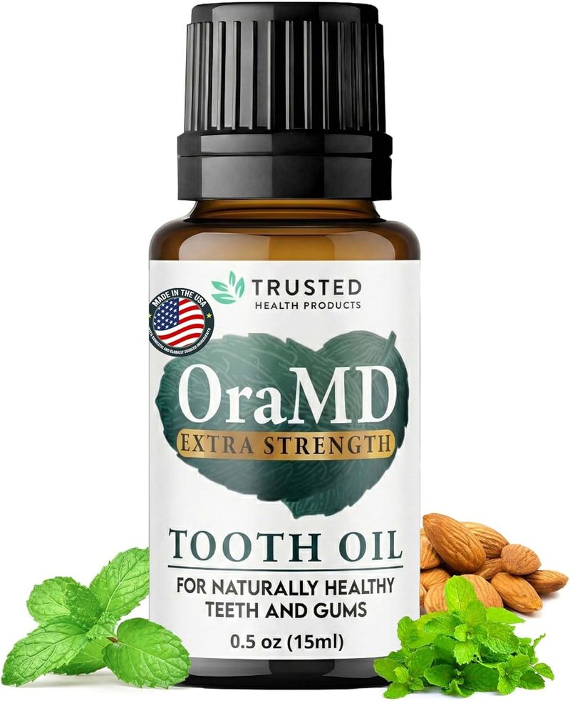 OraMD 4-in-1 Tooth Oil - Extra Strength Gum Disease & Gingivitis Treatment | All-Natural Formula (1 Pack)